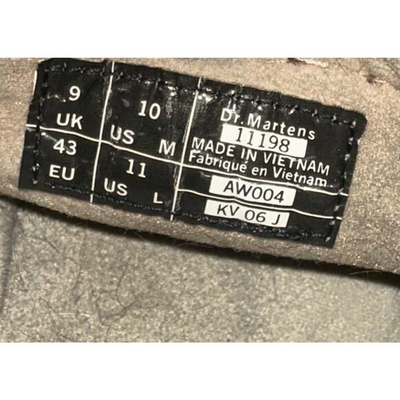 Dr Martens Shoes UniSex M 10 L 11 Slip On Loafers Brown Leather Round Toe Rustic - Picture 8 of 8